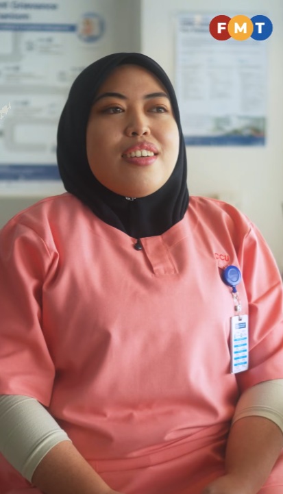 SJMC Nurse Nurfhazlina Mohamad